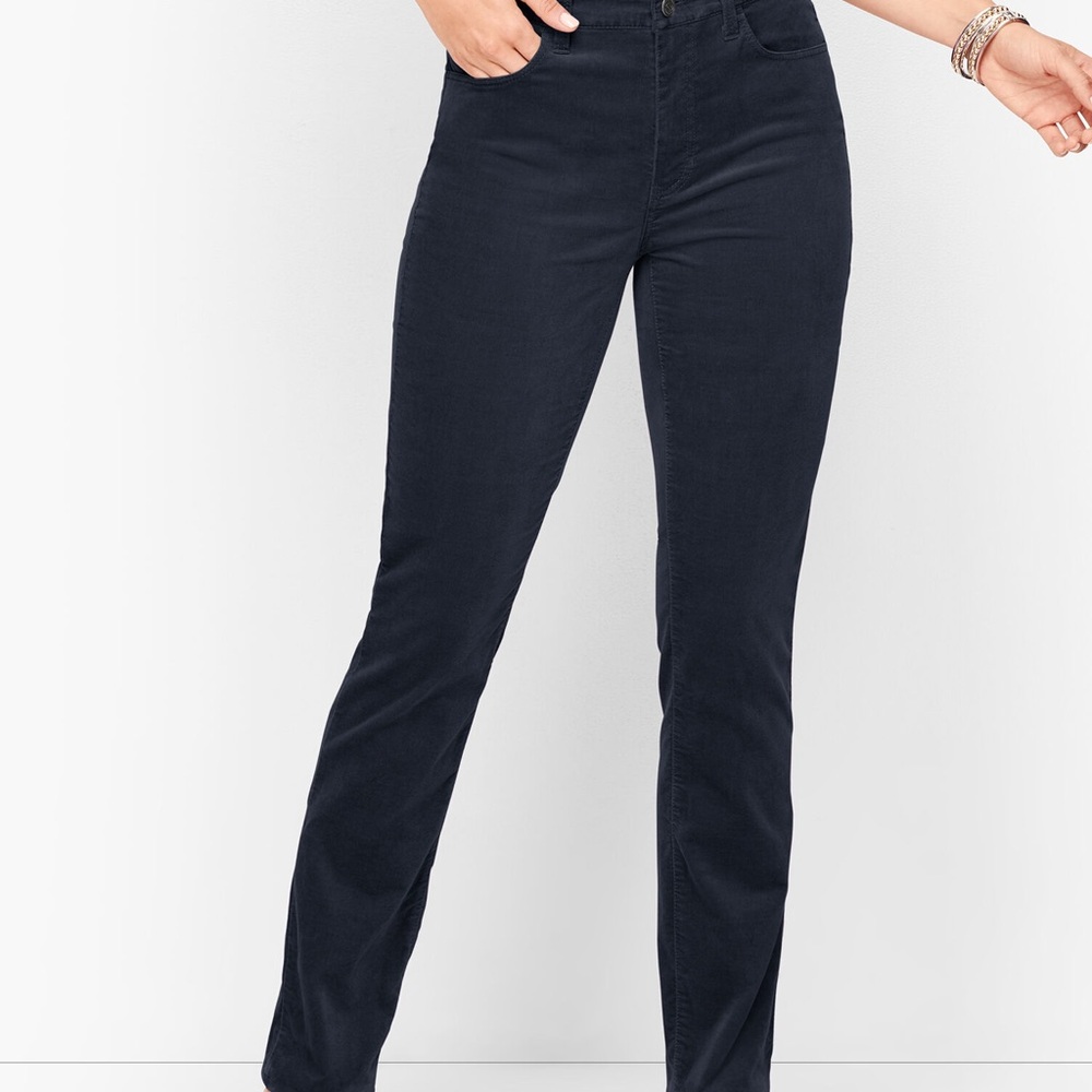NWT Talbots Velveteen Straight Leg Pants